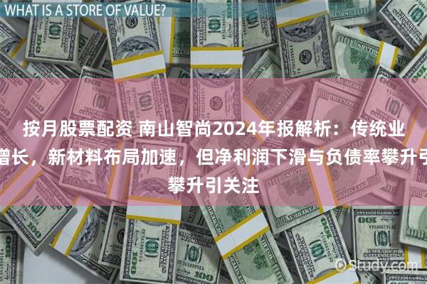   按月股票配资 南山智尚2024年报解析：传统业务稳增长，新材料布局加速，但净利润下滑与负债率攀升引关注